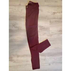 American Eagle Maroon Skinny Jean